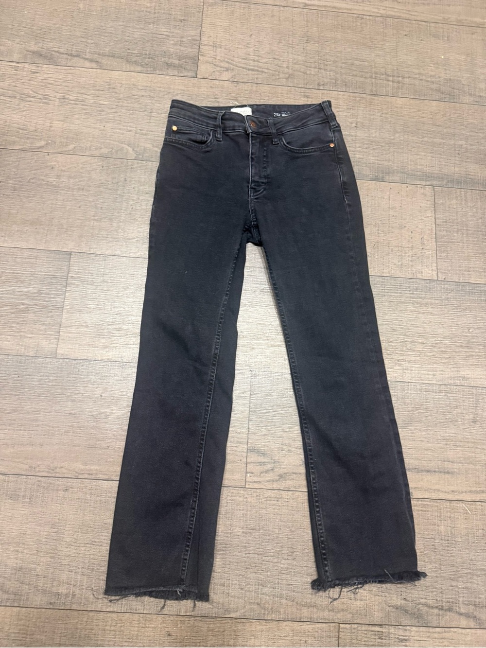 Pilcro Black Straight-Leg Women’s Jeans